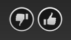 Spotify Thumbs buttons